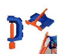 Puerta de Salida de 2 Carriles y Abrazadera para Hot Wheels | Puerta de Salida PLA con Abrazadera Accesorio de Pista para Track Builder Unlimited BHT77/FTL69 Coches 1:64