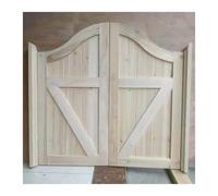 Puerta de salón de 35 pulgadas, puerta de café de madera maciza con bisagras de cierre automático, puertas batientes dobles para decoración de bares, pubs, restaurantes, hogares y oficinas, tabique