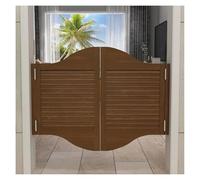 Puerta de salón de madera, puerta oscilante de media cintura con bisagras para cocina, entrada de tienda, partición de pub