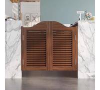 Puerta de salón oscilante occidental, altura de media cintura para un fácil acceso, mecanismo de cierre automático, ideal para pasillos, cocinas y bares