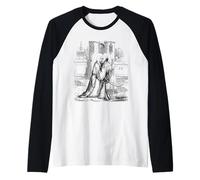Puerta de San Joaquín y Ana, Arte católico Vintage Tradicional Camiseta Manga Raglan