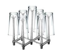 Puerta de secado de vasos - soporte para taza reutilizable, countrino de cocina | Árbol organizador de tazas ajustable, puerto de secado de ahorro de espacio, rastr