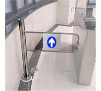 Puerta de Seguridad autopropulsada - Puerta batiente Manual de 90° para pasillos industriales y comerciales, Acceso unidireccional de 50-100 cm, Apertura Segura hacia la Izquierda y fácil in