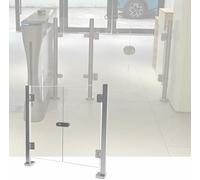 Puerta de seguridad comercial, barrera de entrada acrílica para supermercados, barrera de seguridad universal para edificios de oficinas, sistema de cierre para zonas de alto tráfico