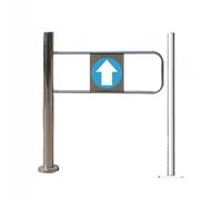 Puerta de Seguridad Comercial para entradas de Tiendas, Dispositivo de Puerta batiente de Alta Resistencia Que impide el Acceso no Autorizado en los Puntos de Entrada de