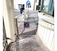 Puerta de seguridad de acero inoxidable con resorte, puerta de acceso unidireccional para restaurantes, centros comerciales, mercados y espacios públicos, diseño duradero y seguro