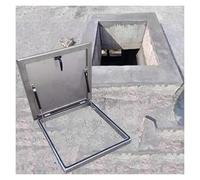 Puerta de Seguridad de Emergencia - Tapa de Mantenimiento para escotilla de Techo de Acero Inoxidable - 65x70 cm (25,6x27,6 Pulgadas) para Uso doméstico, Industrial y com