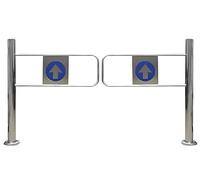 Puerta De Seguridad For Entrada De Supermercado De 100 Cm/39 Pulgadas De Alto, Puerta De Barricada Con Apertura De 90° Puerta De Cierre Automático Unidireccional For Bibliotecas Y Almacenes(180x100m)