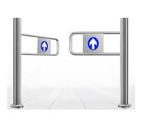 Puerta de seguridad mecánica manual, puerta batiente de cierre automático para entrada de supermercado, tiendas, centros comerciales, almacenes