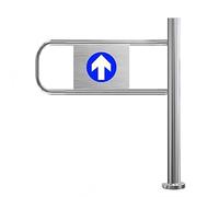 Puerta de Seguridad metálica batiente unidireccional de 90°, 60x97 cm (Derecha): Control de Acceso unidireccional para mercados, fábricas y Tiendas; una solución de Entrada Segura.