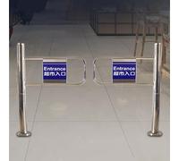 Puerta De Seguridad Para Entrada Para Supermercado, Puerta Batiente Unidireccional, Barrera Metálica De Cierre Automático, Puerta De Paso, Pasillo, Entrada(1x1m/3.28x3.28ft)