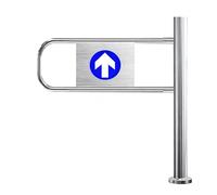 Puerta de seguridad para mostrador de caja, con resorte y apertura unidireccional, cierre automático, ideal para cajas registradoras de supermercados, almacenes y centros comerciales. Apertura a la