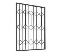 Puerta de seguridad para ventana corredera, rejilla plegable antirrobo para piso bajo, balcón, protección de cobertizo de garaje