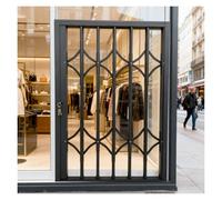 Puerta de seguridad residencial que previene robos, barandilla plegable retráctil de aleación de aluminio for ventanas, previene caídas accidentales(43.3X39.4IN/110X100CM)