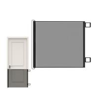 Puerta de Seguridad retráctil para Mascotas y Barrera de Malla Ajustable sin Taladro, antisalto para Mascotas para escaleras, Puertas, pasillos, con una Sola Mano, portátil y fácil de Instalar