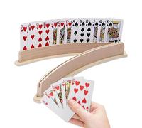 Puerta De Tarjetas De Juego - Organizador De Soporte De Poker Estable De 2 PC | Hoalder De Poker Manos Libres | Accesorios De Juegos De Cartas Adecuados Para Niños, Mayores, Noches De Juego De Fam