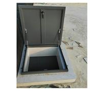 Puerta de techo de acero galvanizado, escotilla de acceso industrial para techo, 61 x 91 cm, 76 x 91 cm, 61 x 61 cm, 71 x 81 cm, a prueba de tormentas con junta de sellado de goma (66 x 96 cm)