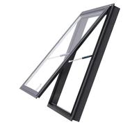 Puerta de tragaluz manual, diseño de techo inclinado para una mayor luz natural y ventilación en áticos y sótanos