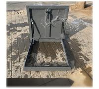 Puerta de trampilla de techo abierta, placa de acero galvanizada/aluminio de 20 22 24 26 28 30 32 34 36 38 40 pulgadas, mantenimiento de techo for almacenes y centros comerciales(Gray(B),30x30insh)