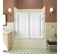 Puerta de valla interior de madera maciza, se abre en ambas direcciones para un acceso flexible, personalizable para uso doméstico y jardín