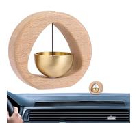 Puerta decorativa de entrada a la tienda, timbre de madera, decoración de timbre, fijación magnética, campana de entrada a casa, decoración de puerta de latón, alarma magnética, timbre de entrada de j