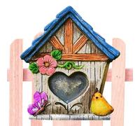 Puerta del árbol del jardín de al aire libre | Artesanía de en miniatura para el patio de la casa - de jardín de madera para la parte inferior de los árboles, para crear exquisitos jardines de para ni