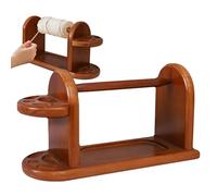 Puerta del carrete - bastidores de costura y accesorios de ganchillo | Bolas de filamento de madera duraderas, organizaciones de retiro, exhibición de suministro de mesa artesanal, gestión de co