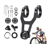 Puerta del ordenador ciclista - Atraída de aluminio ligero, manillar resistente | Adaptador GPS universal con bloqueo seguro, diseño de choque para el entrenamiento para mo