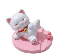 Puerta del teléfono Cat - Soporte para teléfono móvil Cat Cartoon Porta smartphone | Adorno de banco para teléfonos no deslizantes para ver videos, videollamadas