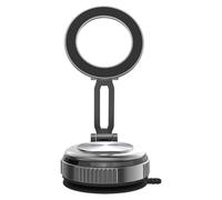 Puerta del teléfono de succión al vacío, soporte para teléfono de vacío, Rueda de 360 grados Seguro de imanes ajustables para automóvil ajustable, Suministros automotrices para mamá, hija y fidanza