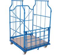 Puerta delantera abatible por la mitad eurokraft pro, acero plano