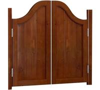 Puerta doble de madera maciza personalizada para pasillo y baño, 120 x 90 cm, diseño a mitad de camino, perfecto para escaleras, disponible en varios tamaños y colores