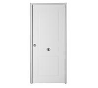 Puerta entrada metálica blanca 210x91cm stam izquierda