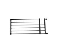 Puerta Expandible de Protección para Perros Pequeños Y Medianos Barrera Ligera Retráctil para Puertas Y Escaleras Adecuada para INT, Black Height 36cm S