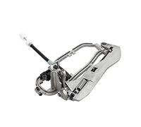 Puerta Exterior Manija Tirador Puerta Exterior para BMW X5 E53 Delantero Izquierdo Trasero Derecho Lado Conductor Puerta Exterior Manija Portador 51218243615 51218243616 51228243635 51228243636 (Tama