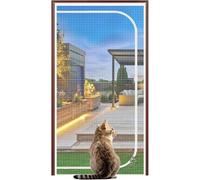Puerta For For Gatos, Evita Que El Gato Se Quede Sin, Pantalla De Aislamiento For Introducir Nuevos, Red For Para(120x220cm)