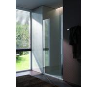 Puerta giratoria de Koralle de una pieza para la instalación del nicho myDay NPWA izquierda 85 855-705x2000mm, VB02608520AA1, Cabinas de ducha: Marco: Plata mate, vidrio: ESG