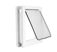 Puerta Grande para Perros con Panel de Bloqueo magnético para Seguridad en el hogar, Duradera y Resistente a la Intemperie, 17 x 14 Pulgadas, para Perros medianos a Grand