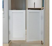Puerta interior con rejilla para pasillo, cocina, baño, diseño de medio balanceo para uso en interiores y exteriores