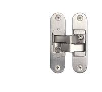 Puerta invisible con bisagra cruzada oculta ajustable
