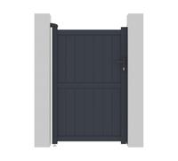 Puerta jardin Maurice - 101.2 x 155.9 cm - Gris
