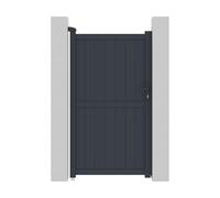 Puerta jardin Maurice - 101.2 x 180.9 cm - Gris