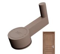 Puerta Lever Lock, Safety Stopper, Handle Guard, Childproof Petproof Adhesive Design, Reusable No-Drill Mount, (2 Pack White), for Bathroom, Apartment, Rental & Vacation Home