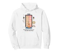 Puerta mágica de Gato, Arco Iris, vibras positivas, decoración Espiritual para el hogar Sudadera con Capucha