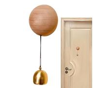 Puerta magnética - Brass Entry Chime, campana retro en los comerciantes | Al alcance de la mano para instalar un timbre versátil para casa, oficina, refrigerador, puerta del granero, decoración