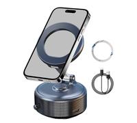 Puerta Magnética Del Teléfono Celular - Puerta Del Tablero De Vacío, Montaje Móvil Giratorio De 360 ° | Muelle Del Teléfono Del Coche No Slip, Soporte De Mano De Succión Compacta Para Hogar, Vía