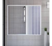 Puerta Mampara de banera 170 CM de PVC mod. Nina con apertura Lateral