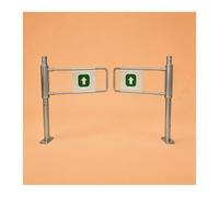 Puerta manual hidráulica mecánica, torniquete unidireccional de acero inoxidable for entrada de supermercado, máquina de control de acceso(PR: 2 PST (SIL))