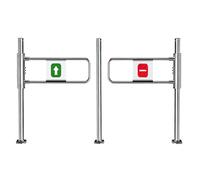 Puerta Oscilante De Metal Para Entrada De Supermercado,Puerta Manual Unidireccional Con Rebote Automático,Puerta De Paso Peatonal Para Almacén(110cm/43.3in)
