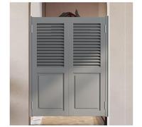 Puerta oscilante de salón retro de madera maciza con bisagras de acero inoxidable, valla de cierre automático, puerta de media cintura para barra de cocina